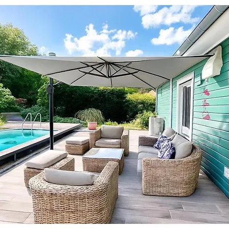 De 95m2 Au Coeur Du Pays D'auge, En Normandie Avec Piscine Et Jacuzzi 別荘 Les Champeaux