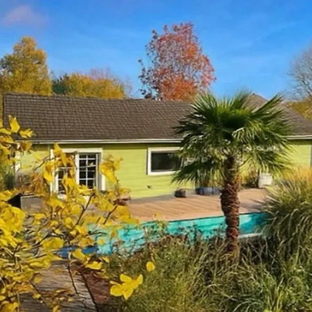 De 95m2 Au Coeur Du Pays D'auge, En Normandie Avec Piscine Et Jacuzzi 別荘 Les Champeaux