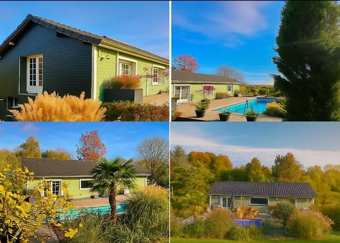 De 95m2 Au Coeur Du Pays D'auge, En Normandie Avec Piscine Et Jacuzzi Les Champeaux